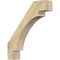 Ekena Millwork 6"W x 30"D x 34"H Merced Rough Sawn Knee Brace, Douglas Fir BRC06X30X34MRC00RDF - alternate 1
